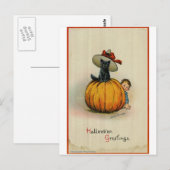 Carte postale Halloween (Devant / Derrière)
