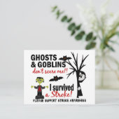 Carte Postale Halloween 1 Stroke Survivant (Debout devant)