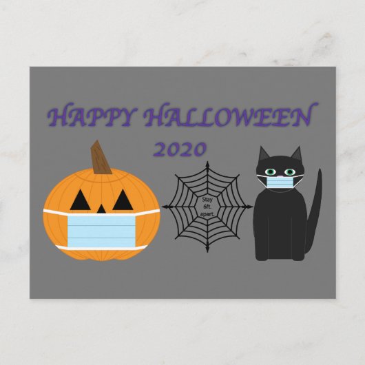 Carte Postale Halloween 2020 (Devant)