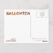 Carte postale Halloween 3 (Dos)