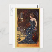 CARTE POSTALE HALLOWEEN-33 (Devant / Derrière)