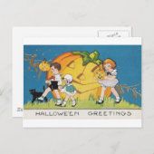 CARTE POSTALE HALLOWEEN-92 (Devant / Derrière)