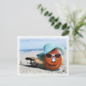 Carte Postale Halloween À La Plage (Debout devant)