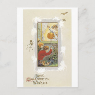 Carte Postale Halloween à l'ancienne