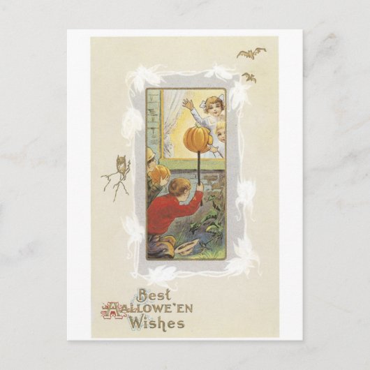 Carte Postale Halloween à l'ancienne (Devant)