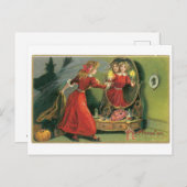 Carte Postale Halloween à l'ancienne (Devant / Derrière)
