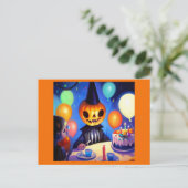 Carte Postale Halloween - Anniversaire 2 (Debout devant)