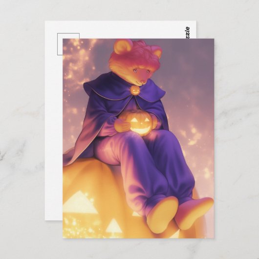 Carte Postale Halloween Bear Anthro (Devant / Derrière)