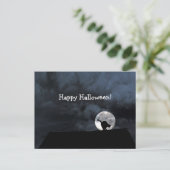 Carte postale Halloween Black Cat (Debout devant)