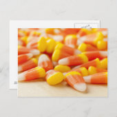 Carte Postale Halloween bonbons triés Corn (Devant / Derrière)