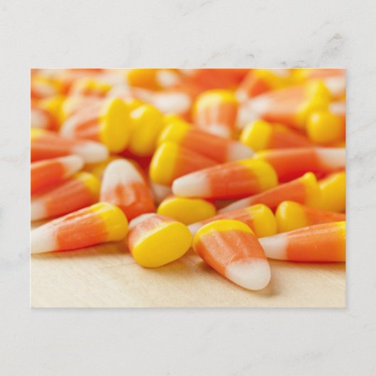 Carte Postale Halloween bonbons triés Corn (Devant)