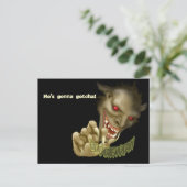 Carte Postale Halloween - Boogie Man va vous chercher ! (Debout devant)