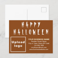 Carte postale Halloween Brown