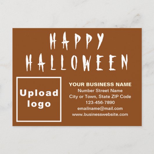 Carte postale Halloween Brown (Devant)