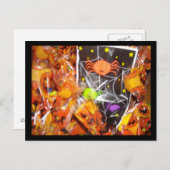 Carte Postale Halloween Candy (Devant / Derrière)
