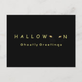 Carte Postale Halloween Cat Eyes (Devant)