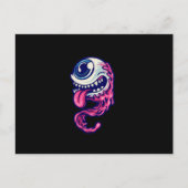 Carte Postale Halloween character one eye (Devant)