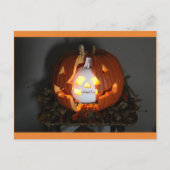 Carte postale Halloween Citrouille Jack-o'-lantern (Devant)