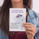 Carte Postale Halloween Cocktail Recette Aquarelle<br><div class="desc">Cette conception peut être personnalisée dans la zone fournie en modifiant la photo et/ou le texte. Vous pouvez également le customiser en cliquant sur Personnaliser ce Modèle, puis en choisissant l'option cliquer pour customiser et supprimer ou modifier la couleur de l'arrière - plan, ajouter du texte, modifier la couleur ou...</div>
