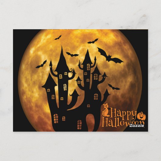 Carte Postale Halloween cool (Dos)