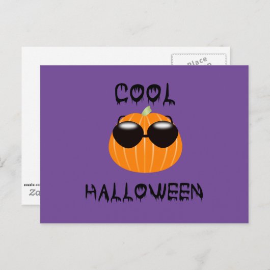 Carte Postale Halloween cool (Devant / Derrière)