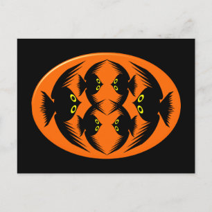 Carte postale Halloween Crows