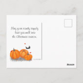 Carte postale Halloween Cute Little Witch (Dos)
