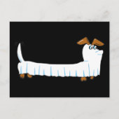 Carte Postale Halloween Dachshund (Devant)