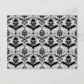 Carte Postale Halloween Damask (Devant)