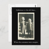 Carte Postale Halloween dans les temps anciens... (Devant / Derrière)