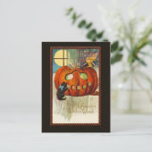 Carte Postale Halloween de la sorcière (Debout devant)