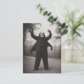 Carte postale Halloween de monstre bizarre étrange (Debout devant)