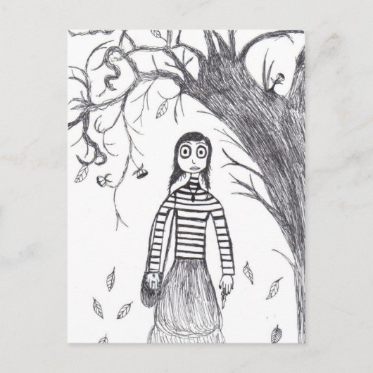 Carte Postale Halloween déplaisant (Devant)