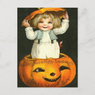 Carte Postale Halloween divertissant