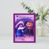 Carte Postale Halloween divertissant vintage (Debout devant)