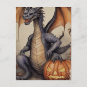 Carte Postale Halloween Dragon (Devant)