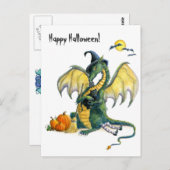 Carte postale Halloween Dragon (Devant / Derrière)