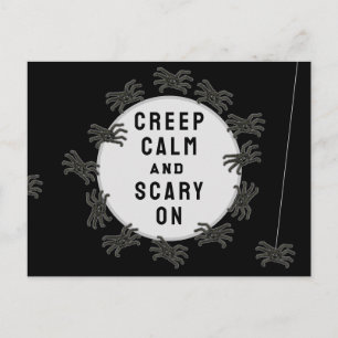 Carte Postale Halloween drôle