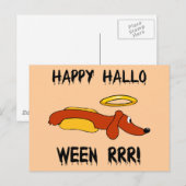 Carte Postale Halloween drôle (Devant / Derrière)