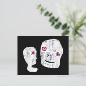 Carte Postale Halloween durable x Pierre Aliens zombies (Debout devant)