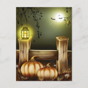 Carte Postale Halloween éffrayant