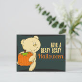 Carte Postale Halloween effrayant de la bière (Debout devant)
