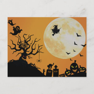 Carte Postale Halloween Éffrayant Fun