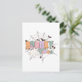 Carte Postale Halloween éffrayant Vibes (Debout devant)