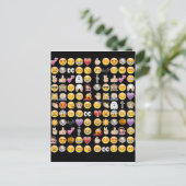 Carte Postale halloween emoji (Debout devant)