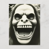 Carte postale Halloween étrange et effrayante (Devant)
