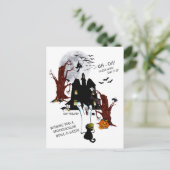 Carte Postale Halloween - Euh Oh Devinez Quel Jour C'Est (Debout devant)