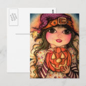 Carte Postale Halloween Fairy Fun (Devant / Derrière)