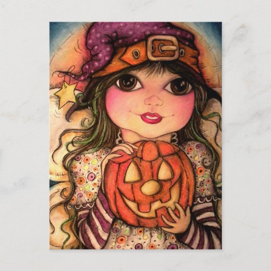 Carte Postale Halloween Fairy Fun (Devant)