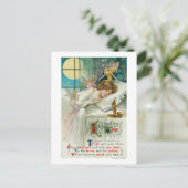 Carte Postale Halloween fées autour de la femme qui dort (Debout devant)